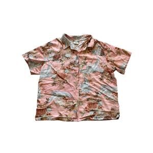 Go Barefoot Trader Joe’s women’s XXL button down Hawaiian shirt
